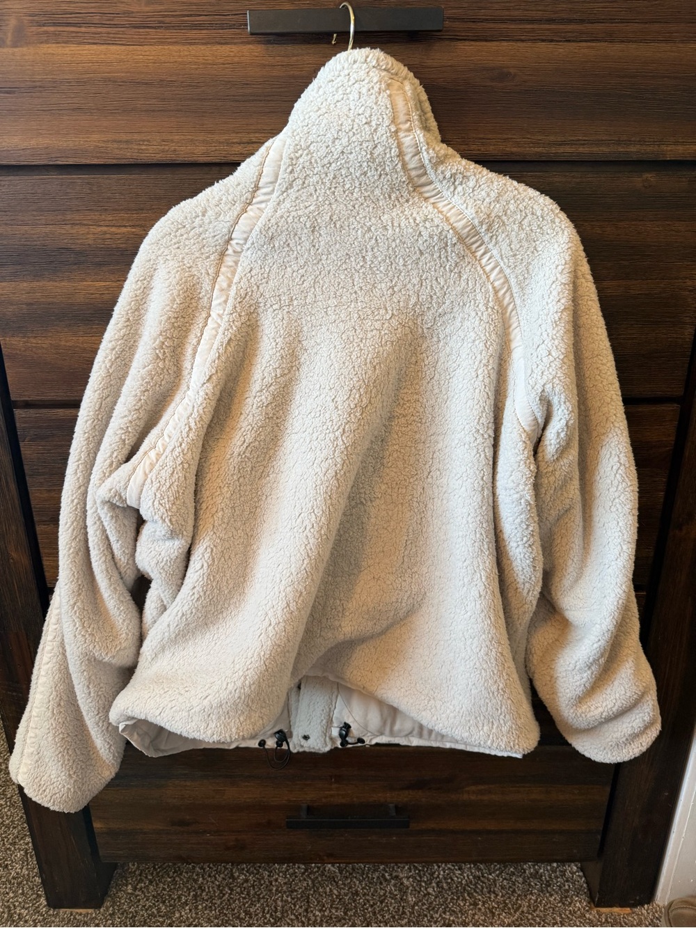 Prana Cream Sherpa Puffer Jacket - Picture 4 of 4